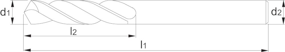 metaalboor hss cilindrisch phantom-3
