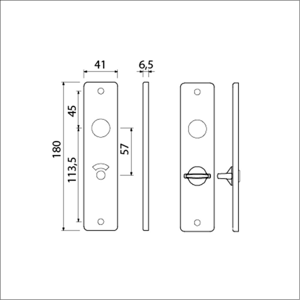 kortschild aluminium f1 ami-3