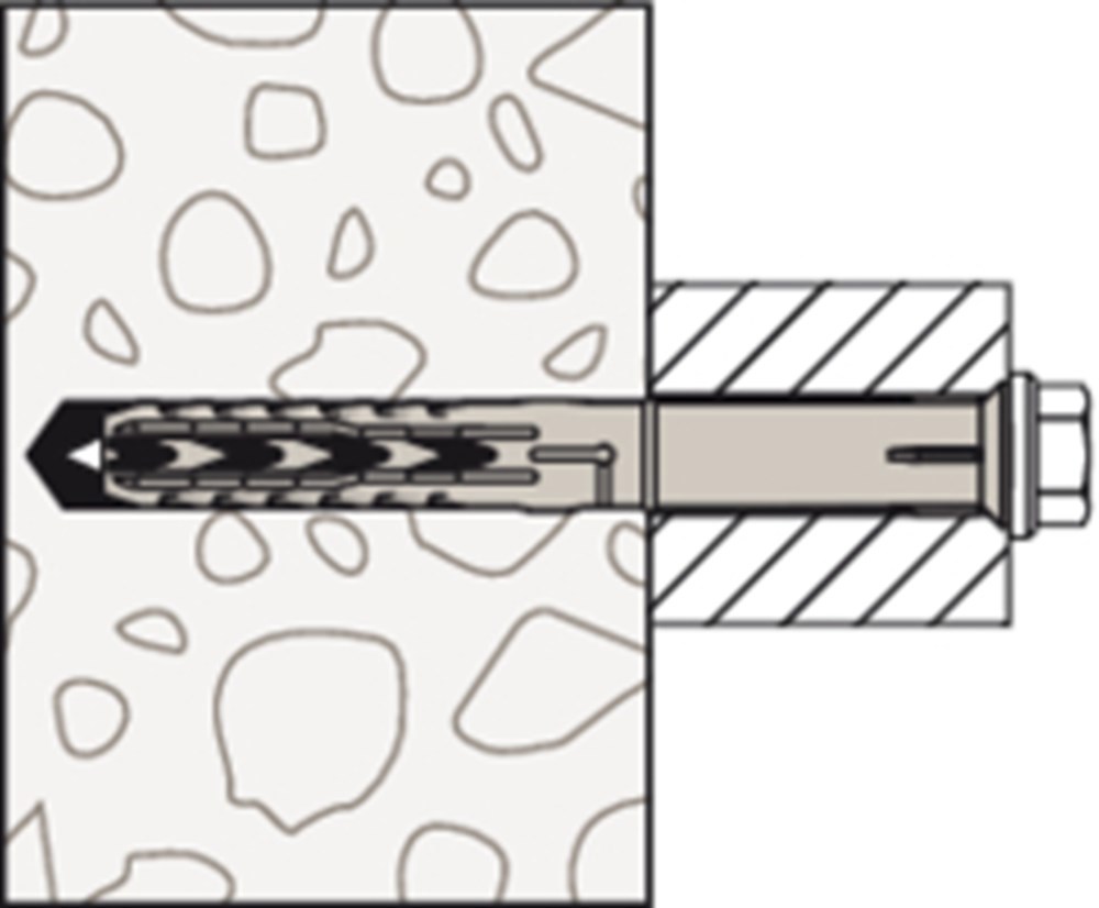 kozijnplug nylon fischer-8