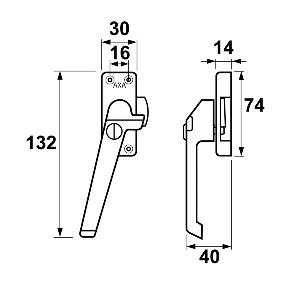 raamsluiting aluminium f2 axa-5