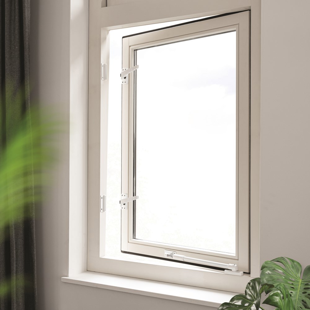 raamsluiting aluminium wit axa-6