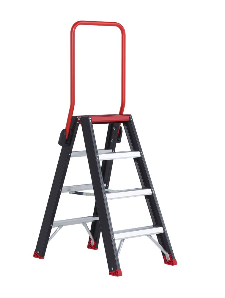 trapladder dubbel aluminium zwart altrex