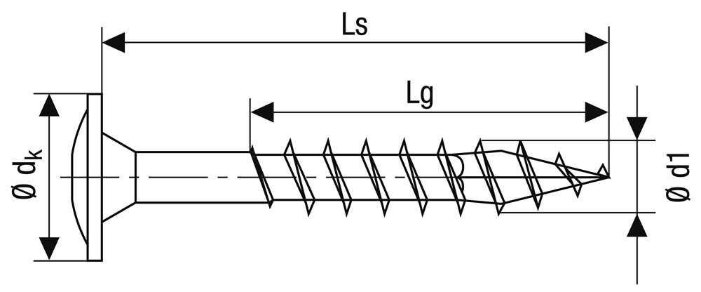 tellerkopschroef wirox spax-4