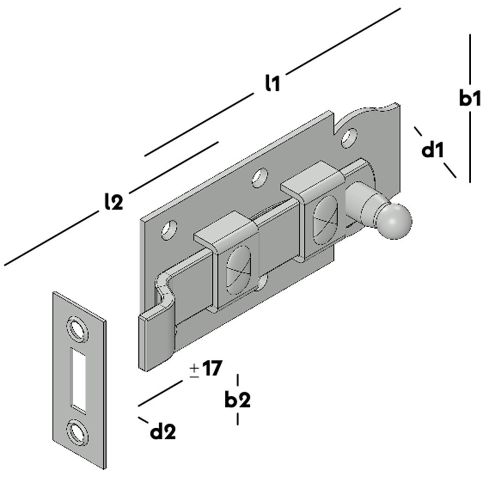 rolschuif met bocht elvz-4