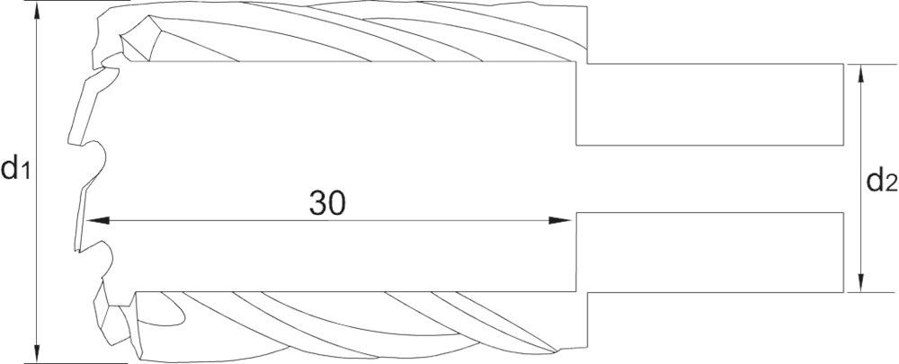 kernboor hss weldon phantom-3