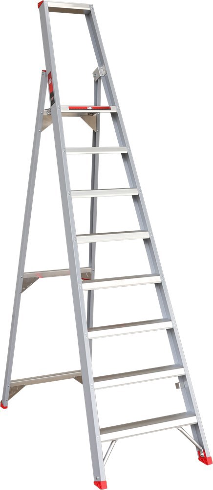 plateautrap aluminium ongecoat kelfort