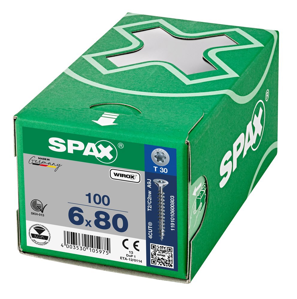 spaanplaatschroef wirox spax-6