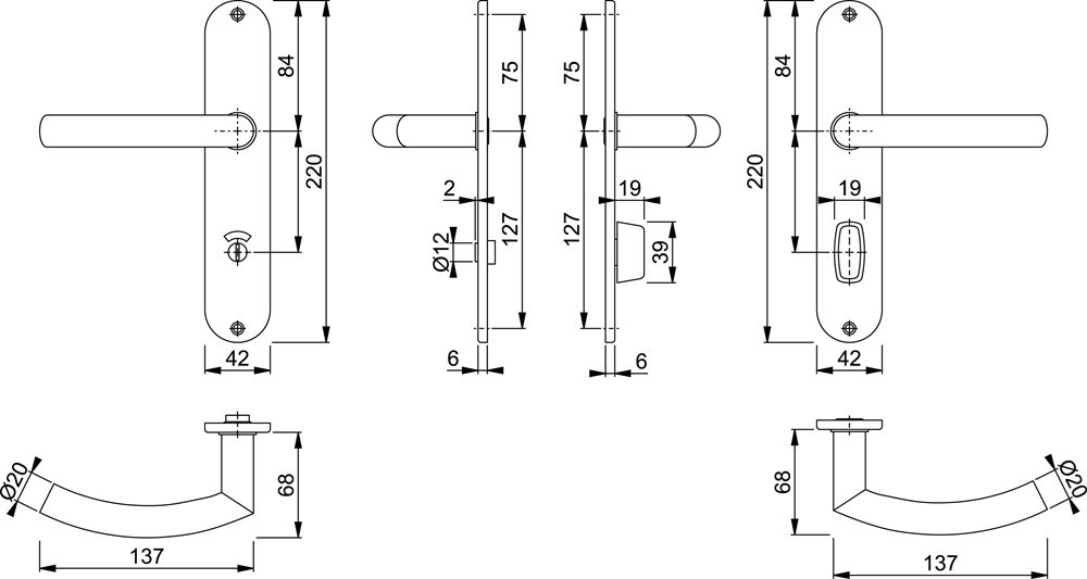 deurkrukgarnituur rvs hoppe-3