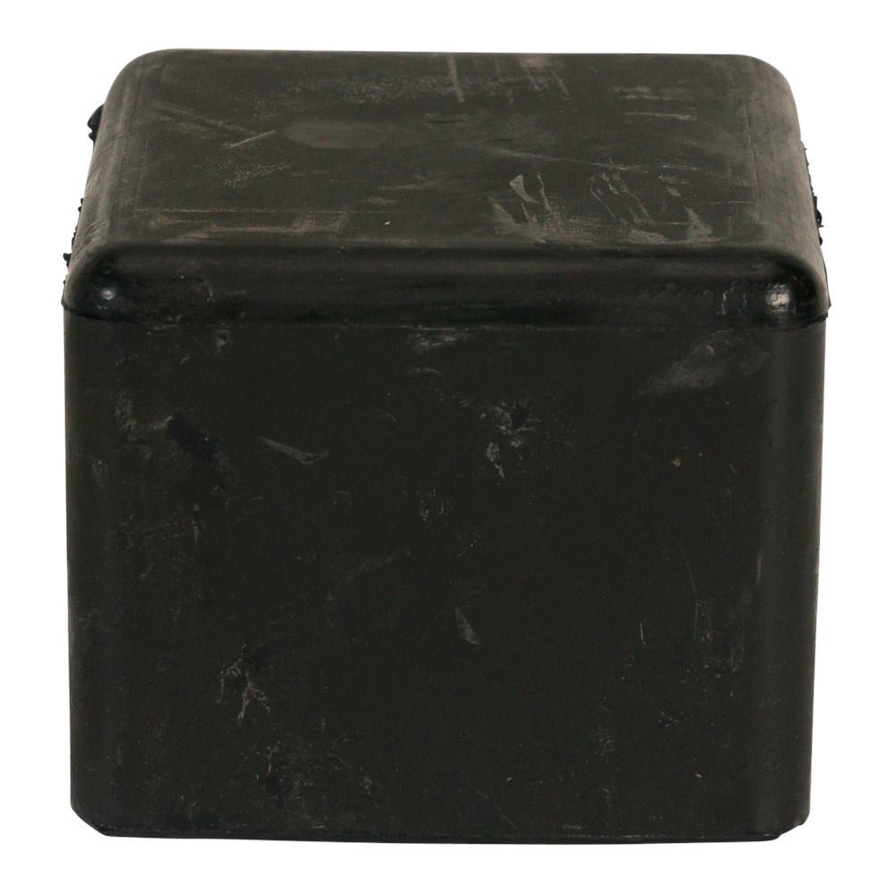 mokerdop rubber zacht zwart