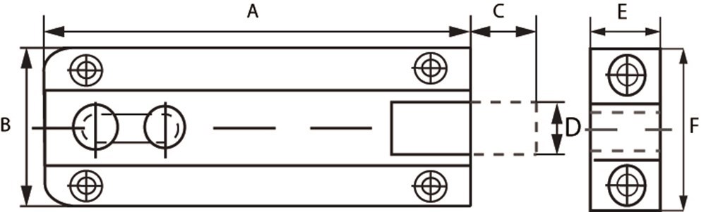 profielschuif vlak messing vernikkeld-3