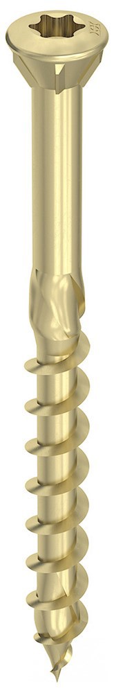 glaslatschroef geel verzinkt heco