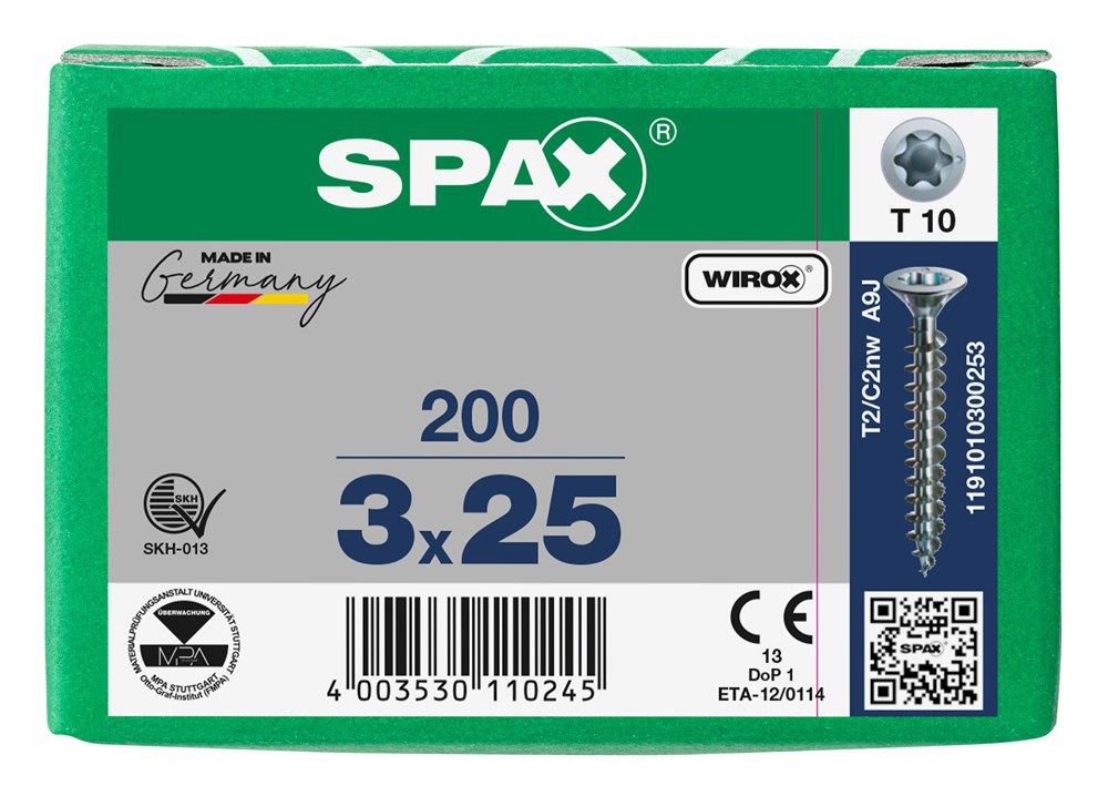 spaanplaatschroef wirox spax-7