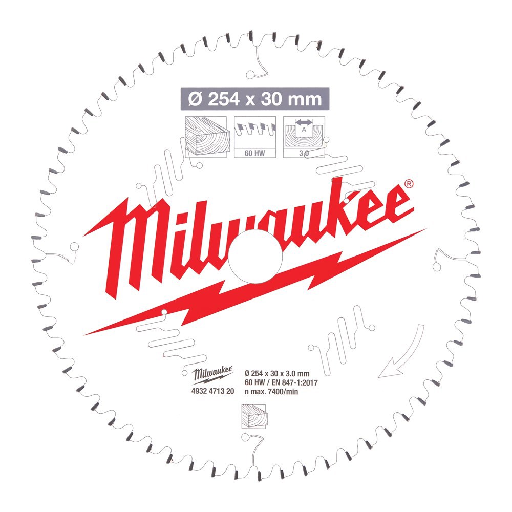 cirkelzaagblad hm milwaukee