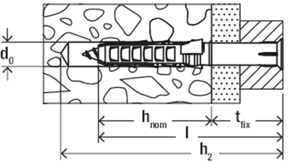 kozijnplug nylon fischer-12