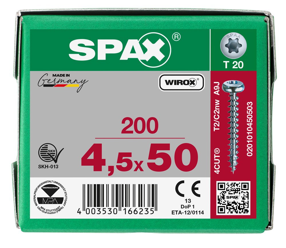 spaanplaatschroef wirox spax-7