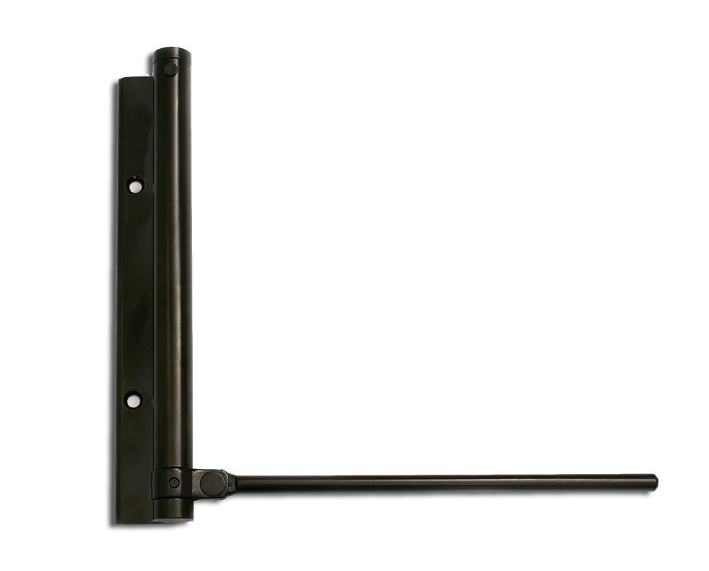 deursluiter met pen rvs zwart