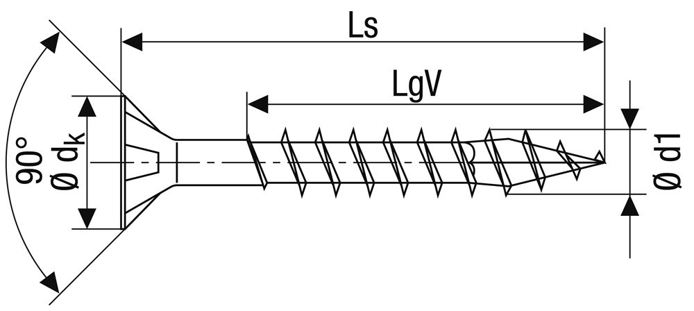 spaanplaatschroef wirox spax-4