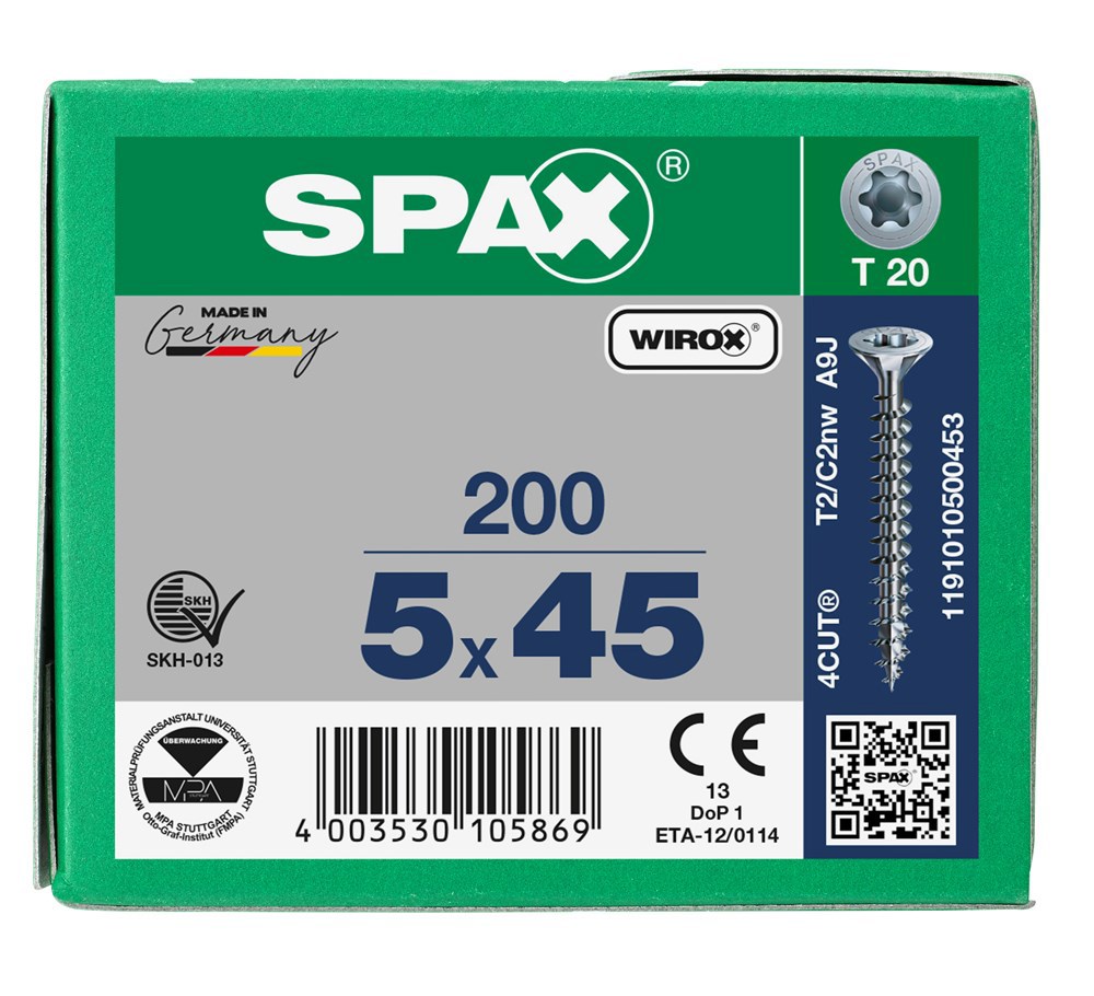 spaanplaatschroef wirox spax-7