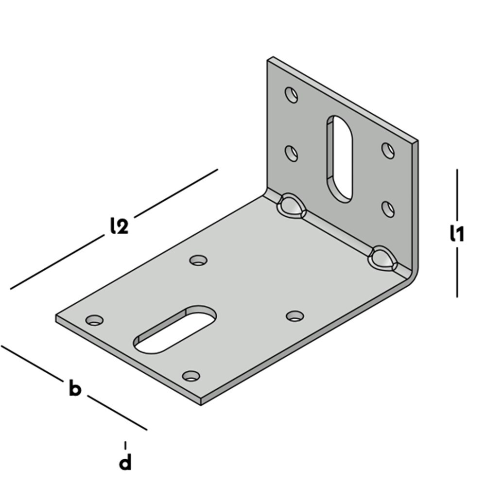 hoekanker met ril sv-3