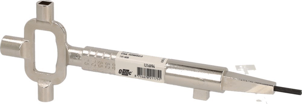 bouwsleutel staal vernikkeld oxloc