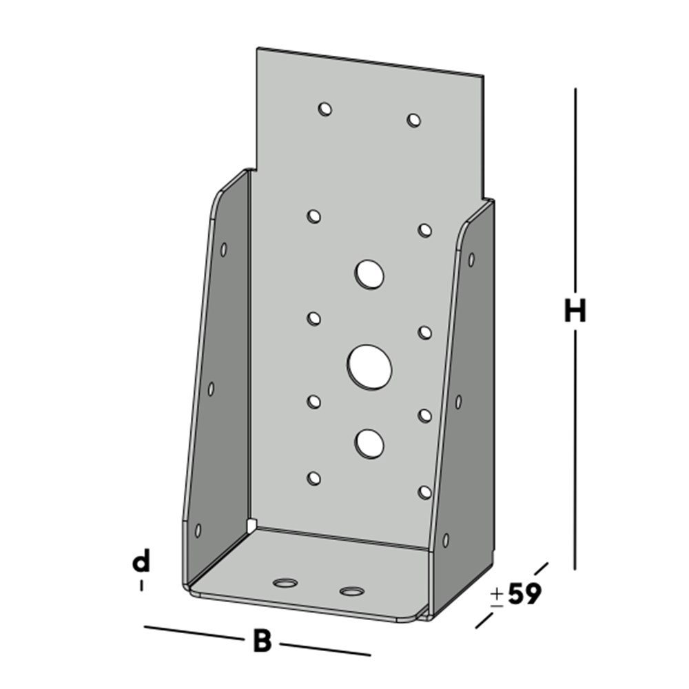 balkdrager gbs zonder lip sv-3