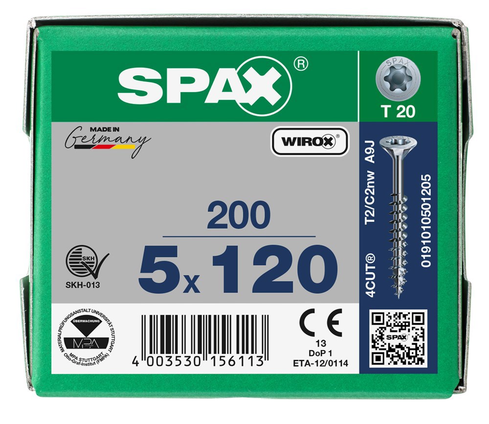 spaanplaatschroef wirox spax-7
