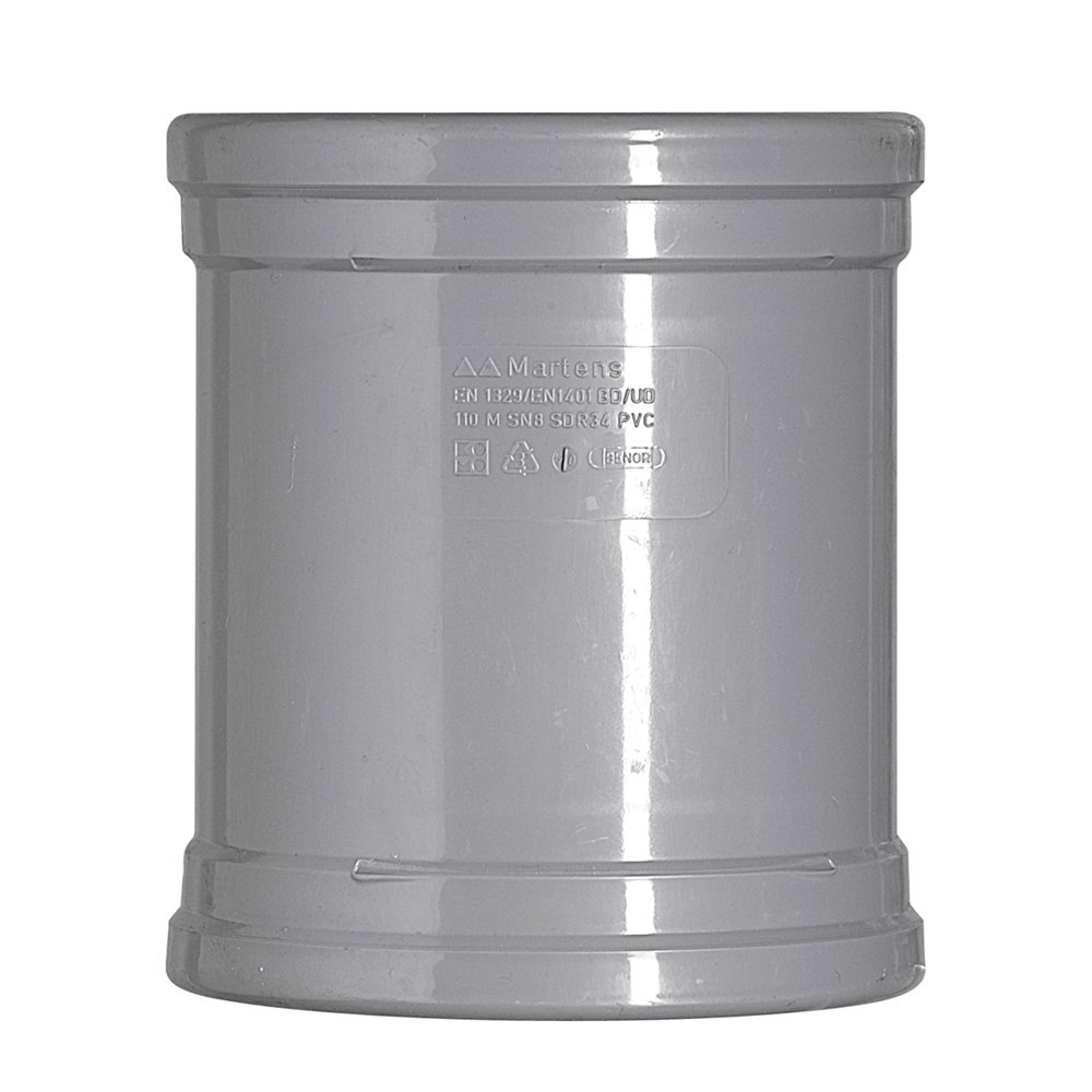 overschuifmof pvc grijs rwa-3