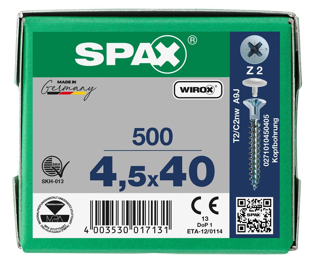 spaanplaatschroef wirox spax-7