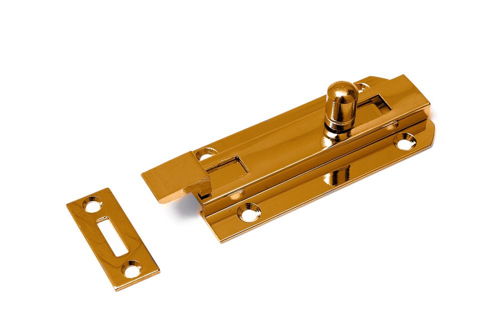 profielschuif m.bocht messing gepolijst