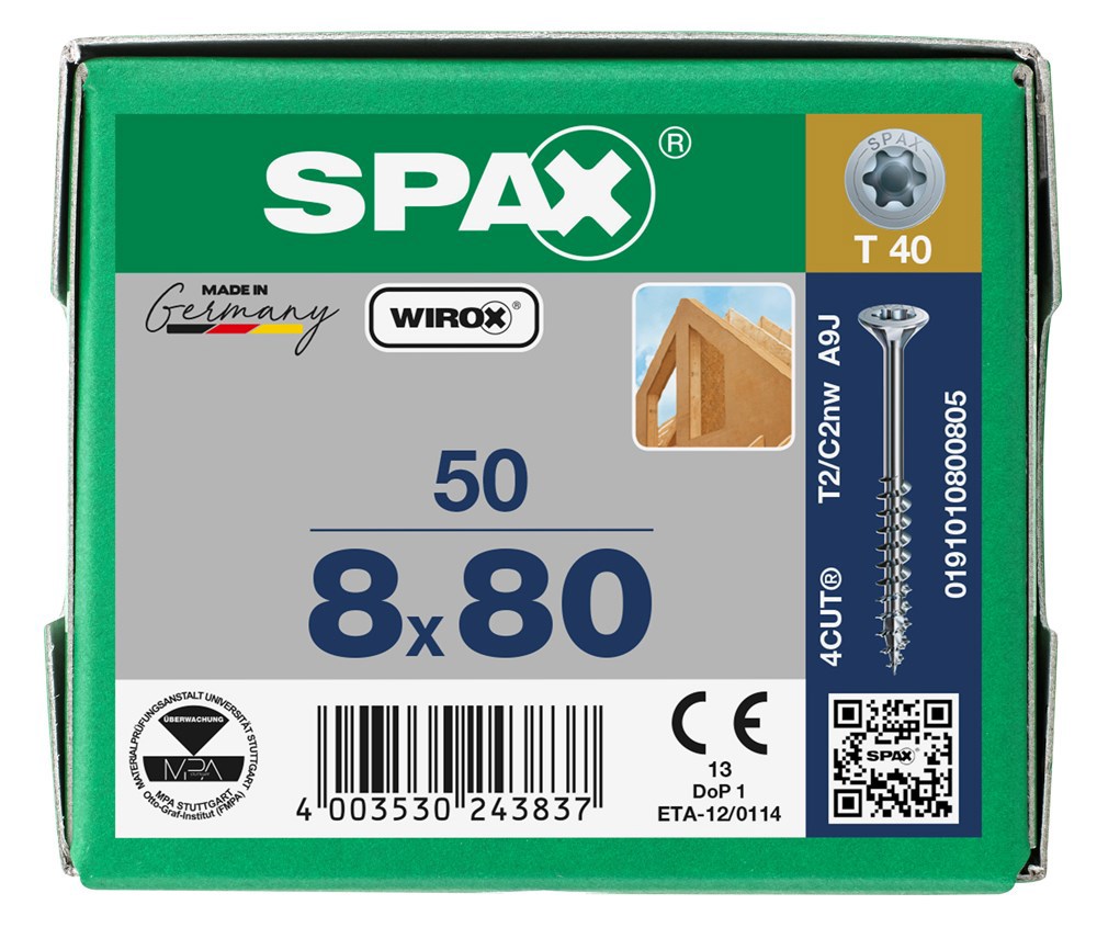 spaanplaatschroef wirox spax-7