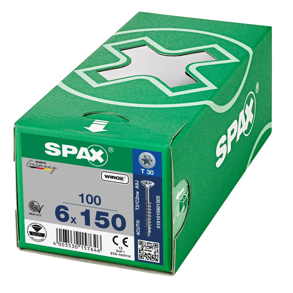 spaanplaatschroef wirox spax-6