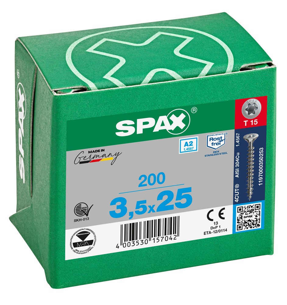 spaanplaatschroef rvs a2 spax-5