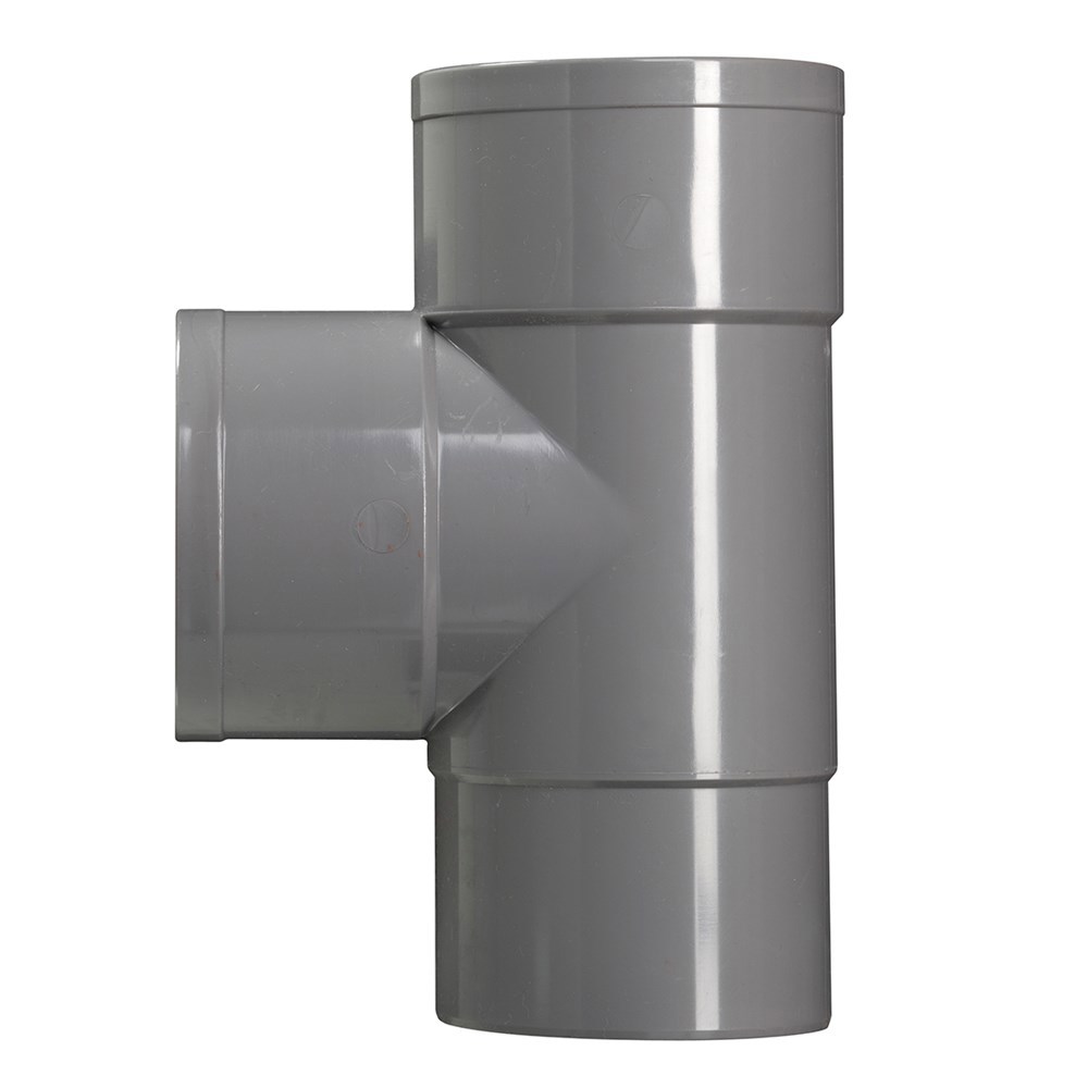 T-stuk pvc grijs hwa-3