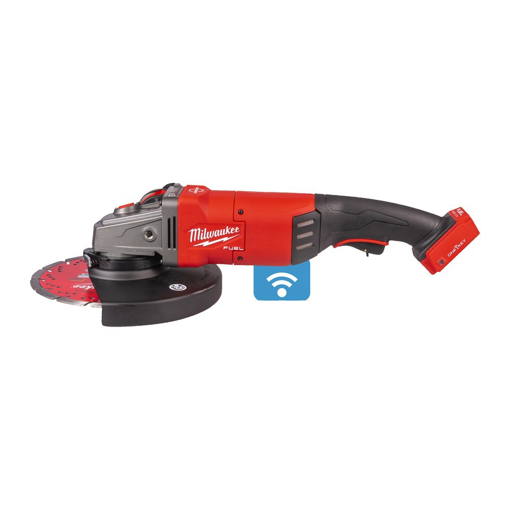 accu haakse slijper milwaukee 230mm-4