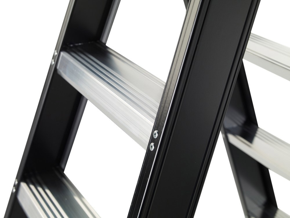 trapladder dubbel aluminium zwart altrex-3
