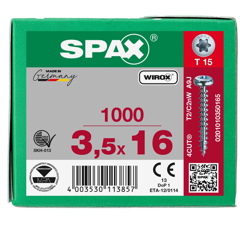 spaanplaatschroef wirox spax-7