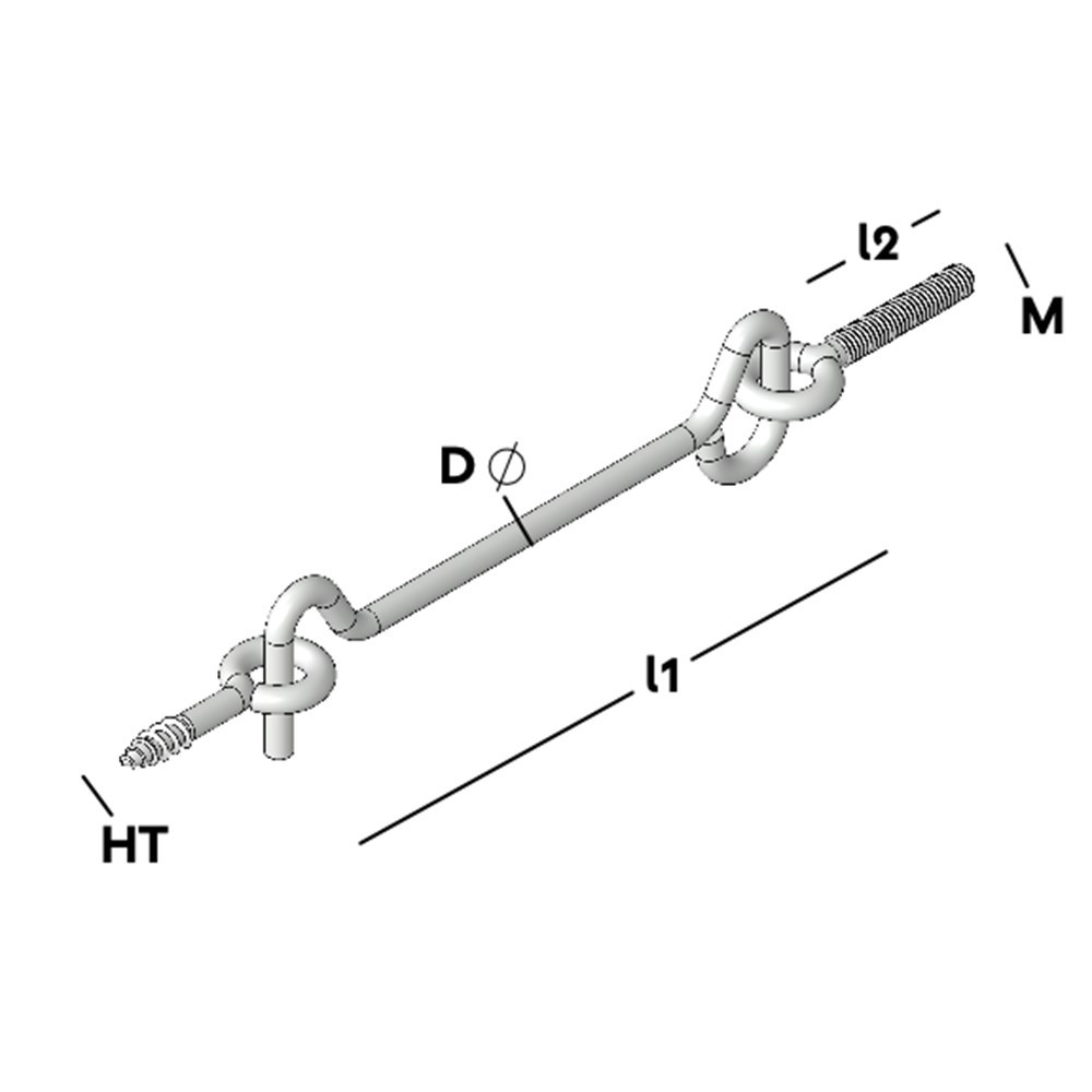windhaak metrisch draad elvz-3
