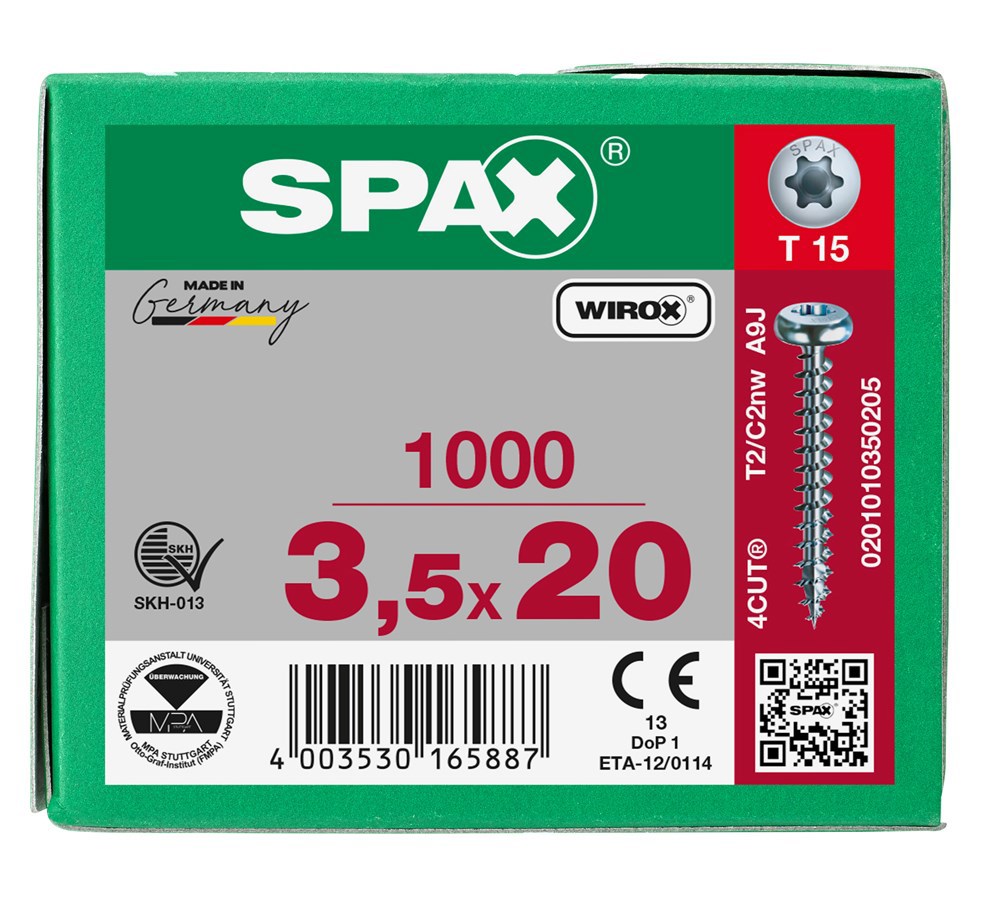 spaanplaatschroef wirox spax-7
