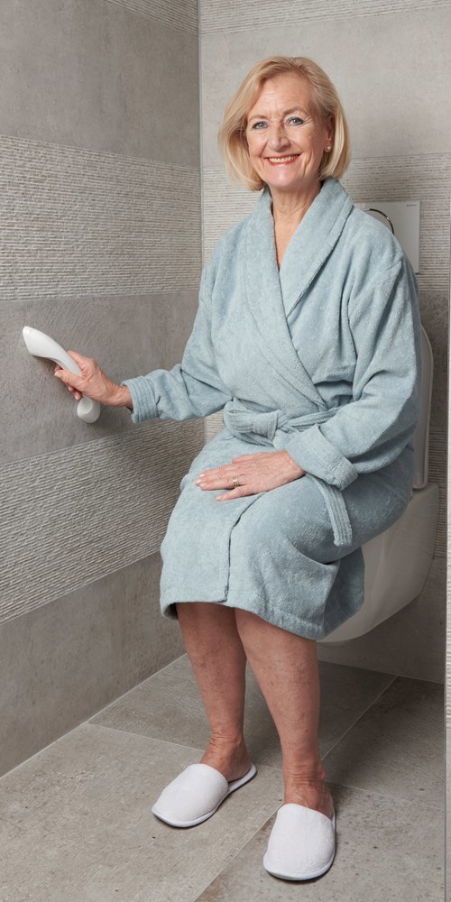 wandbeugel kunststof wit secucare-5