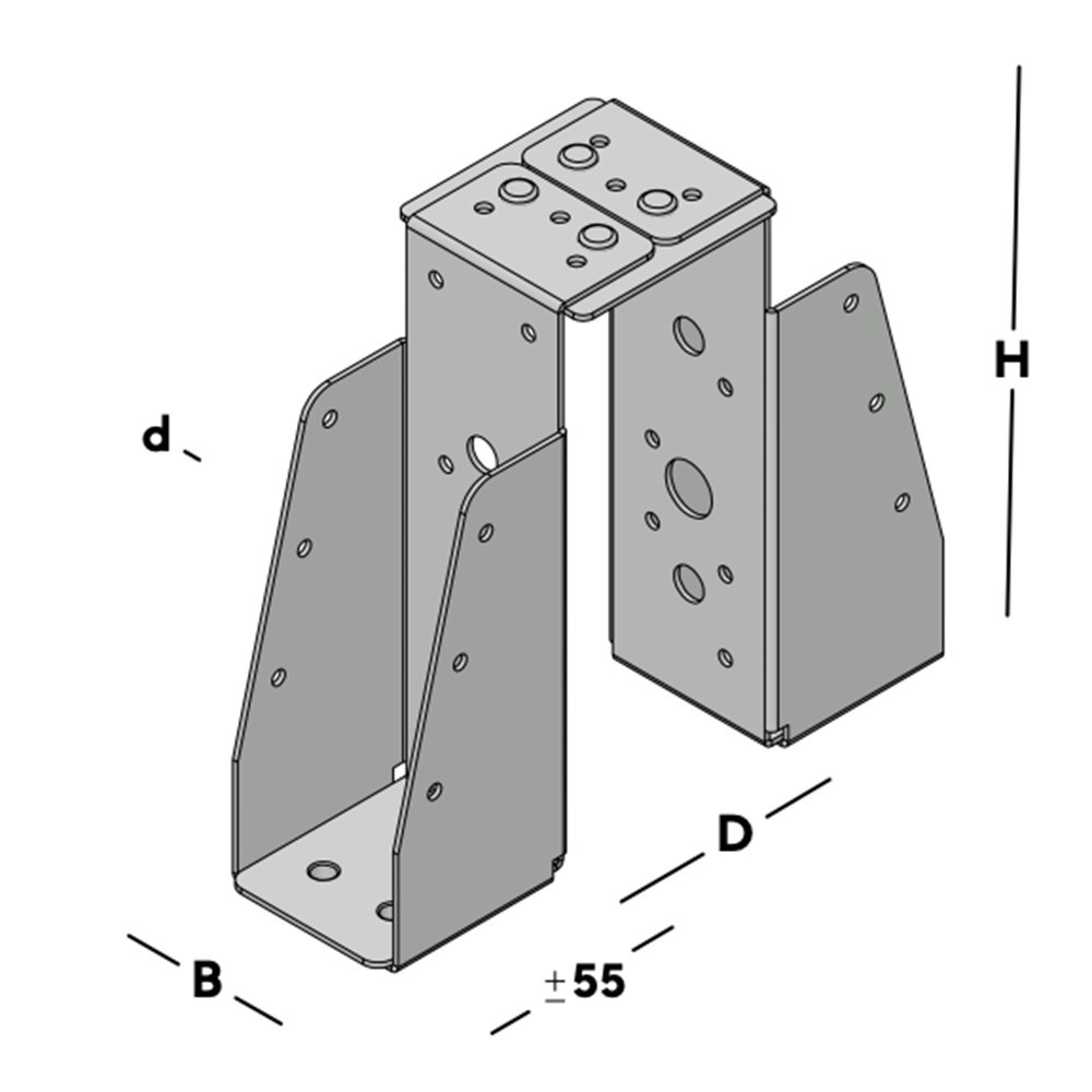 balkdrager gbs dubbel sv-4