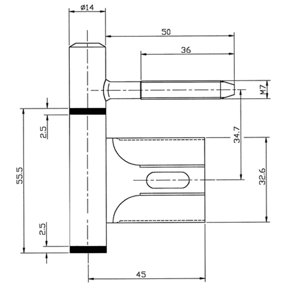 insteekpaumelle verzinkt-3