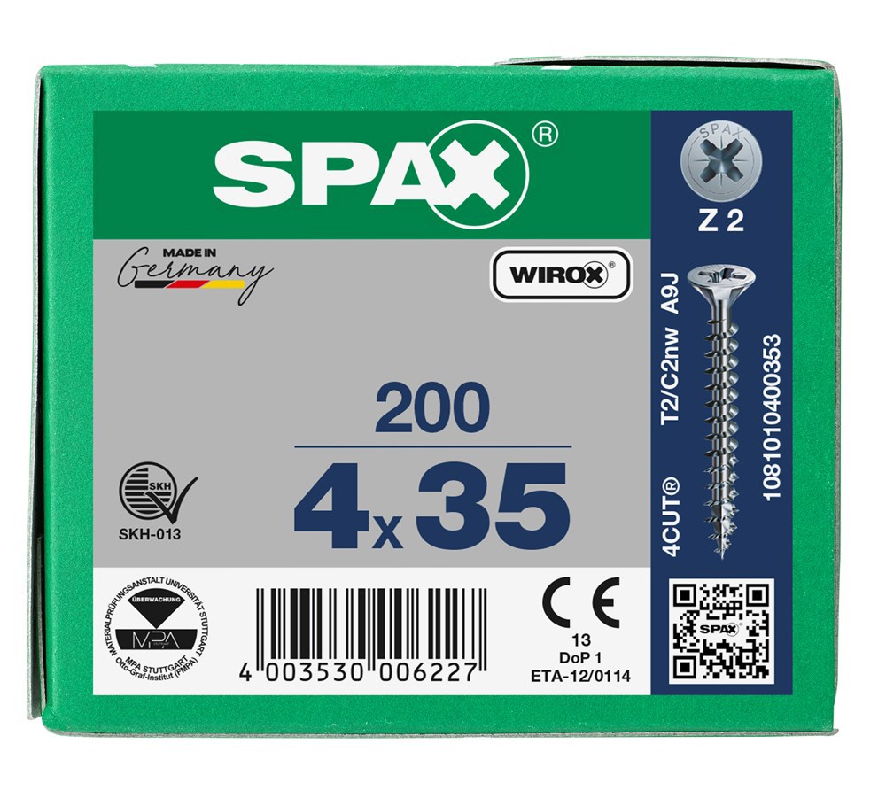 spaanplaatschroef wirox spax-7
