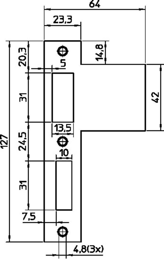 sluitplaat elvz nemef-3