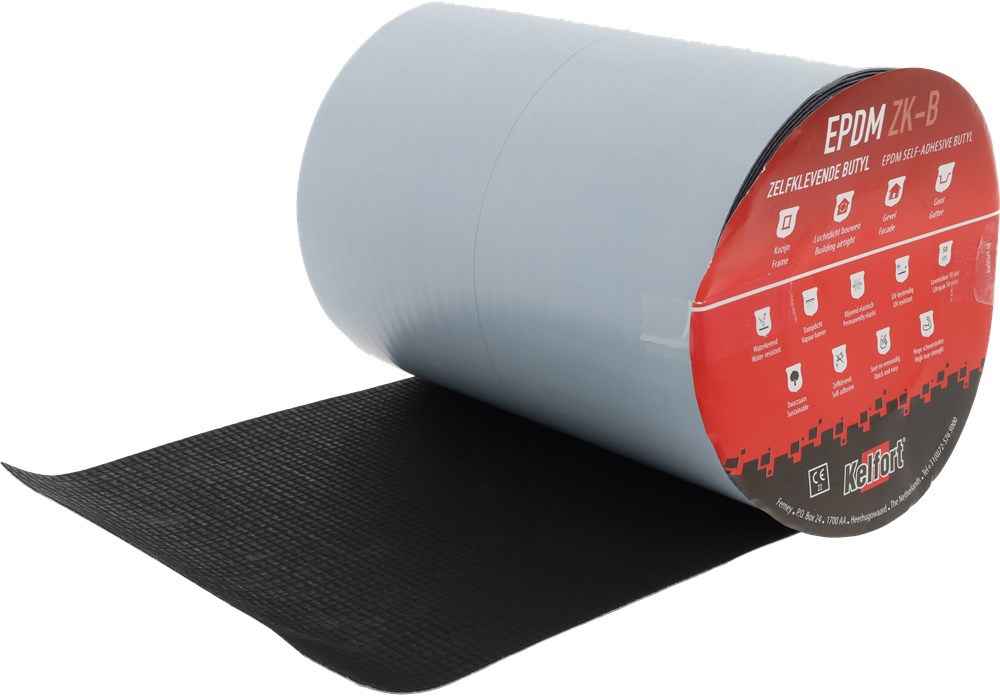stroken epdm folie zwart kelfort butyl-3