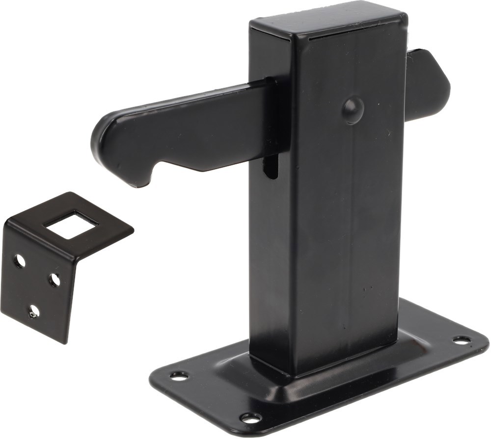 deurvastzetter verzinkt zwart oxloc