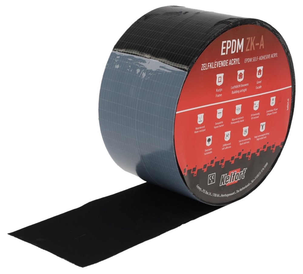 stroken epdm folie zwart kelfort acryl-4