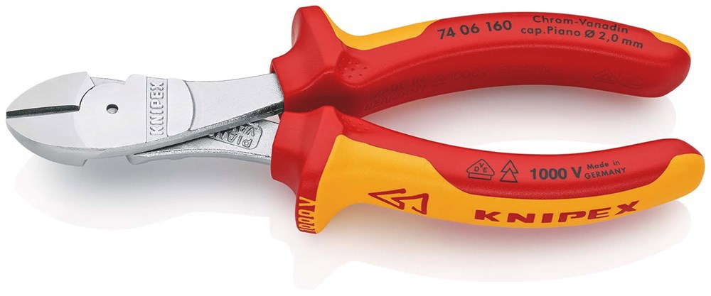 zijsnijtang kracht knipex