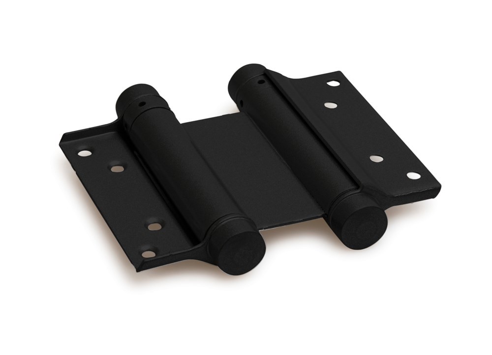 deurveerscharnier zwart gelakt