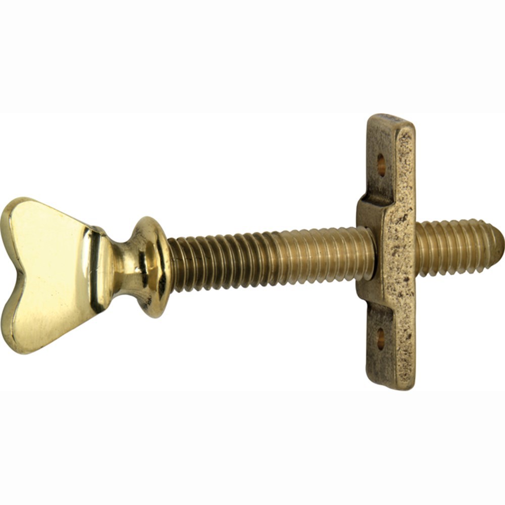 belegschroef messing ongelakt