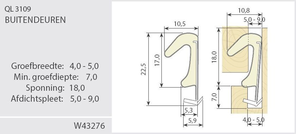 kaderprofiel houten buitendeur q-lon-3